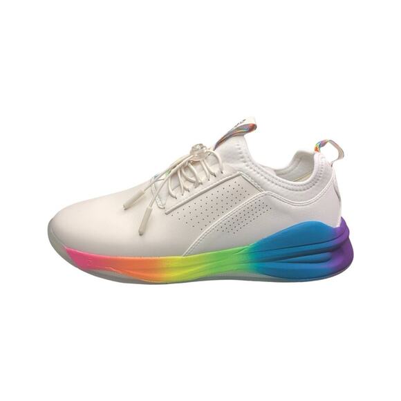 Clove Shoes - Clove Nurse Shoes Rainbow Nursing Sneakers Womens Size 8.5 Mens7 Fluid Resistant
